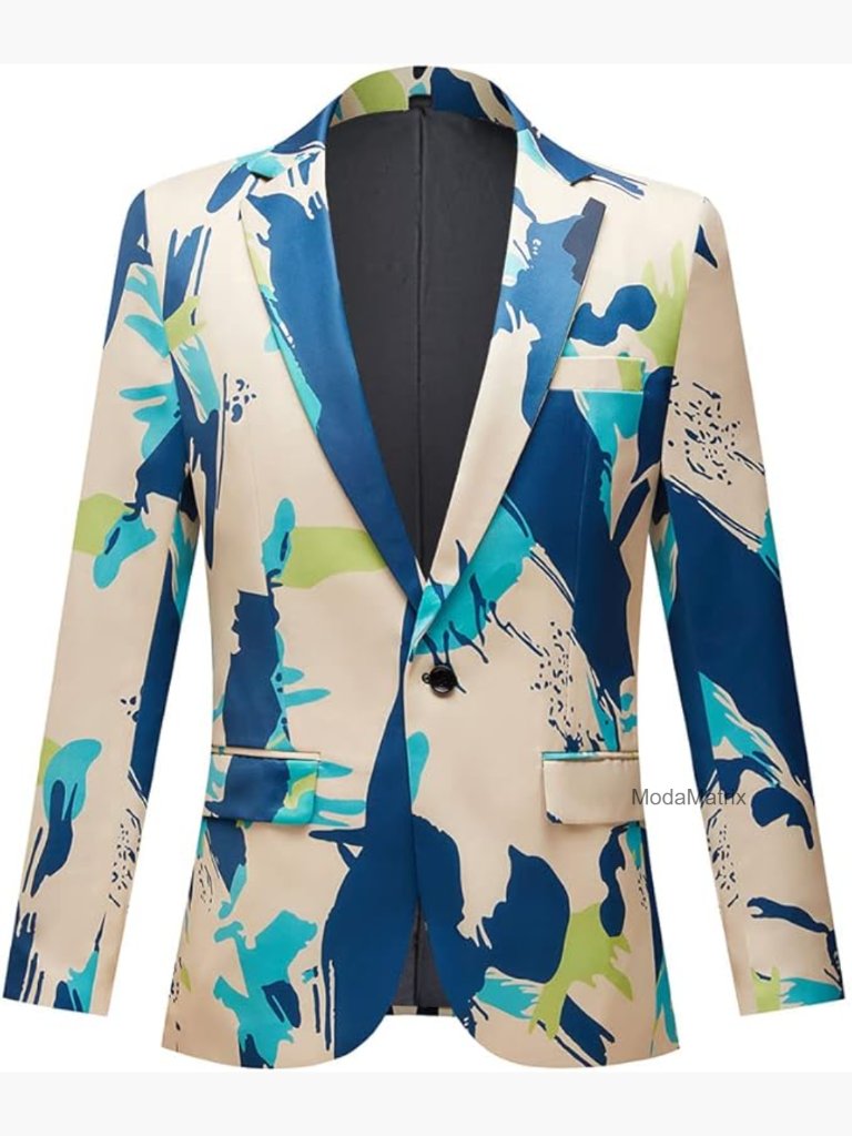 Slim Fit Blazer Suit Jacket For Party Wedding Prom